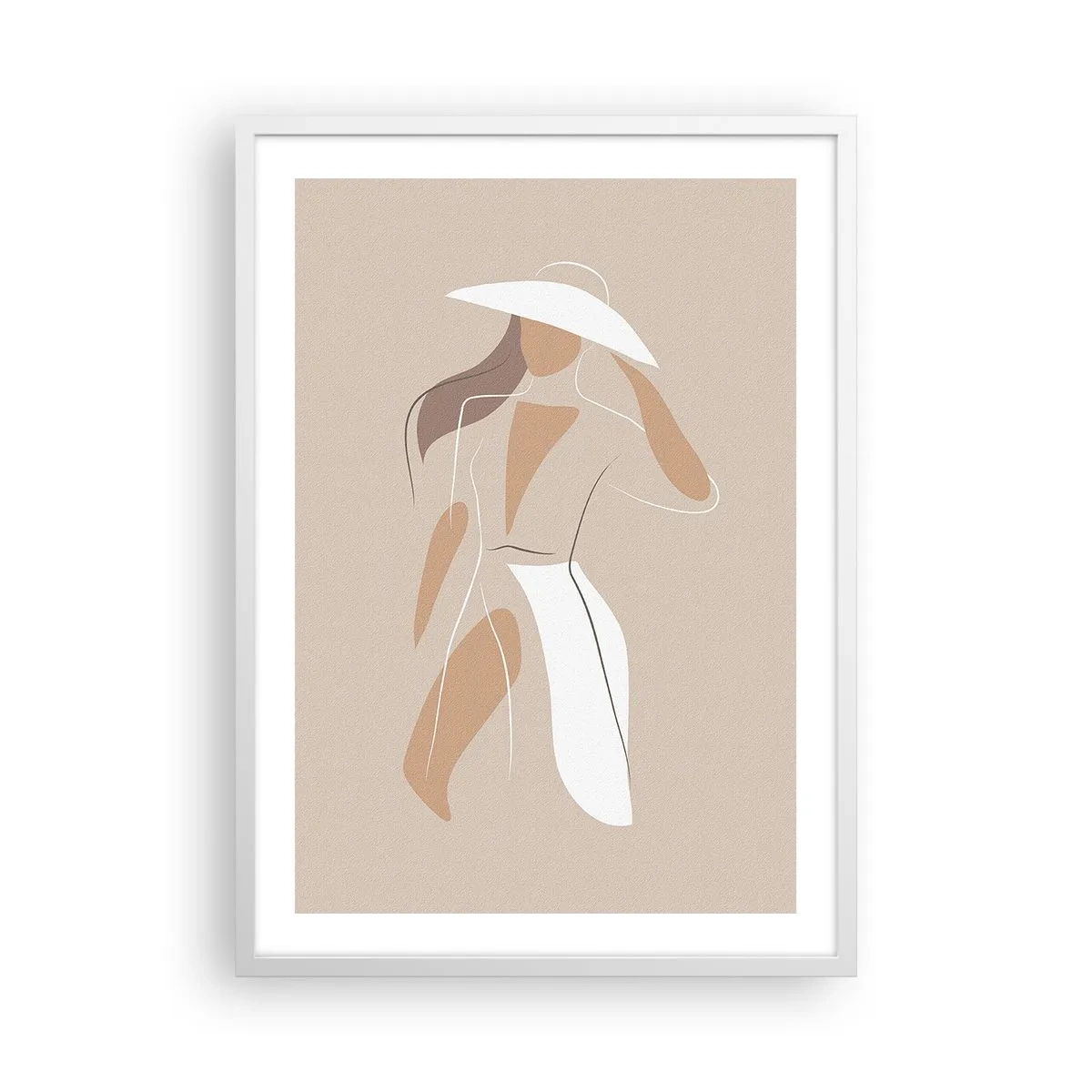 Poszter fekete keretben - A divat egy játék - 50x70 cm