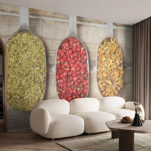 Fotótapéta Standard Eco - Konyhai varázslat - Gasztronómia, Gyógynövényes fűszerek, Gyógynövények - 400x280 cm
