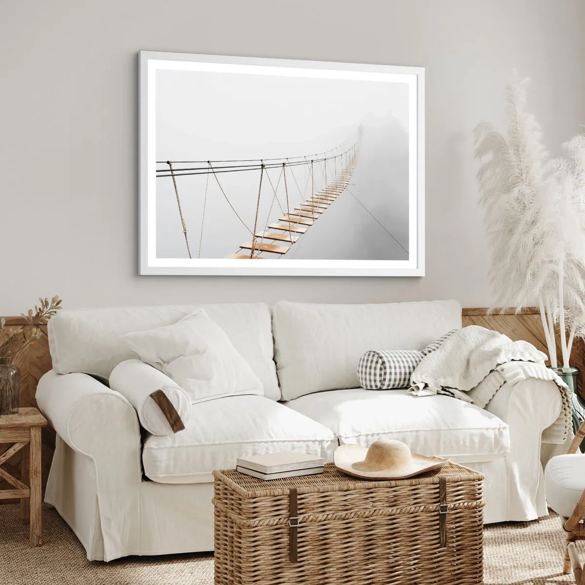 Poszter fekete keretben - Hová vezet? - 91x61 cm