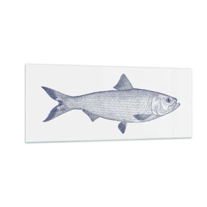 Üveg kép - Üdvözlet az északi tengerektől - 100x40 cm