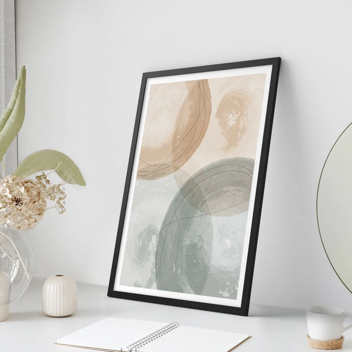 Poszter fehér keretben - világok behatolása - 61x91 cm