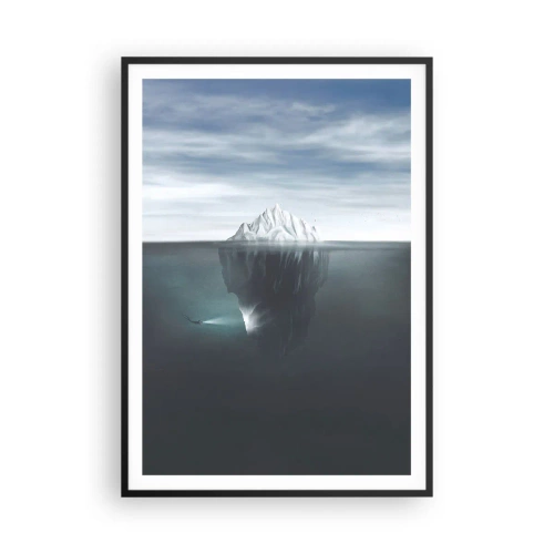 Poszter fehér keretben - Víz alatti rejtély - 70x100 cm