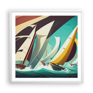 Poszter fekete keretben - Közelről és személyesen az elemekkel - 60x60 cm