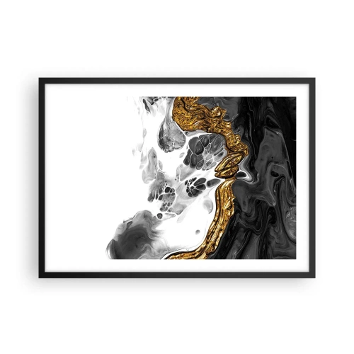 Poszter fehér keretben - Szerves kompozíció - 70x50 cm