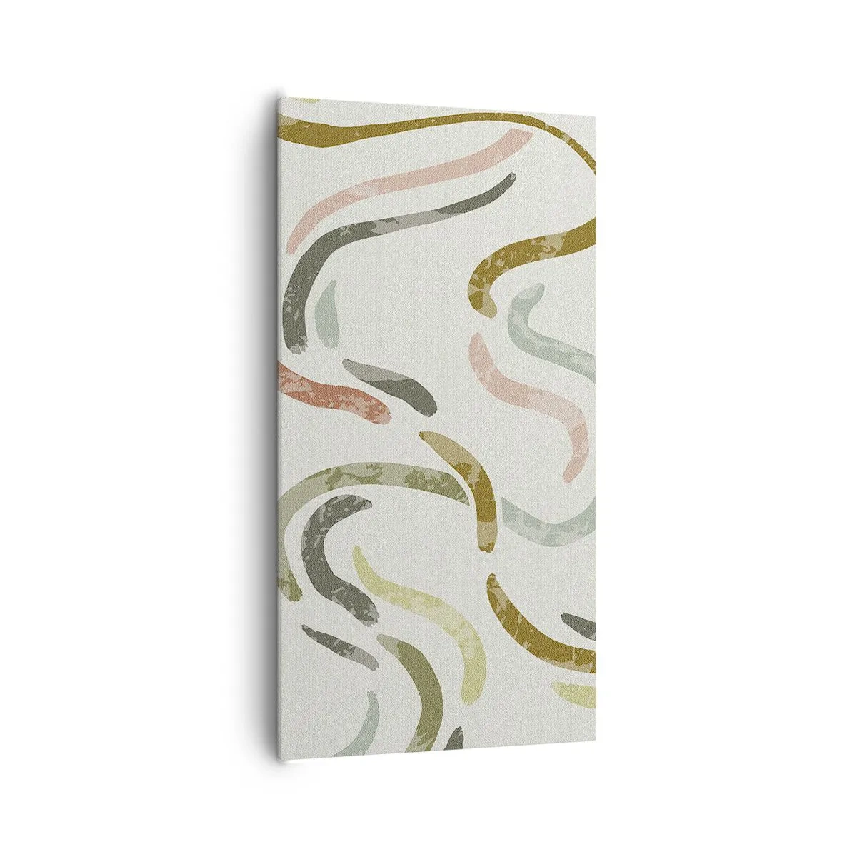 Vászonkép - Az absztrakció vidám tánca - 65x120 cm