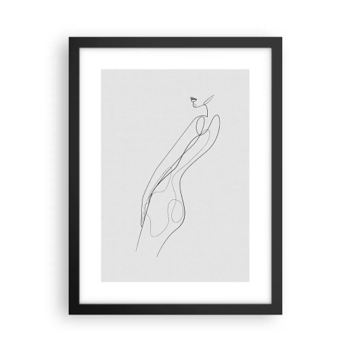 Poszter fehér keretben - Csak egy ígéret - 30x40 cm