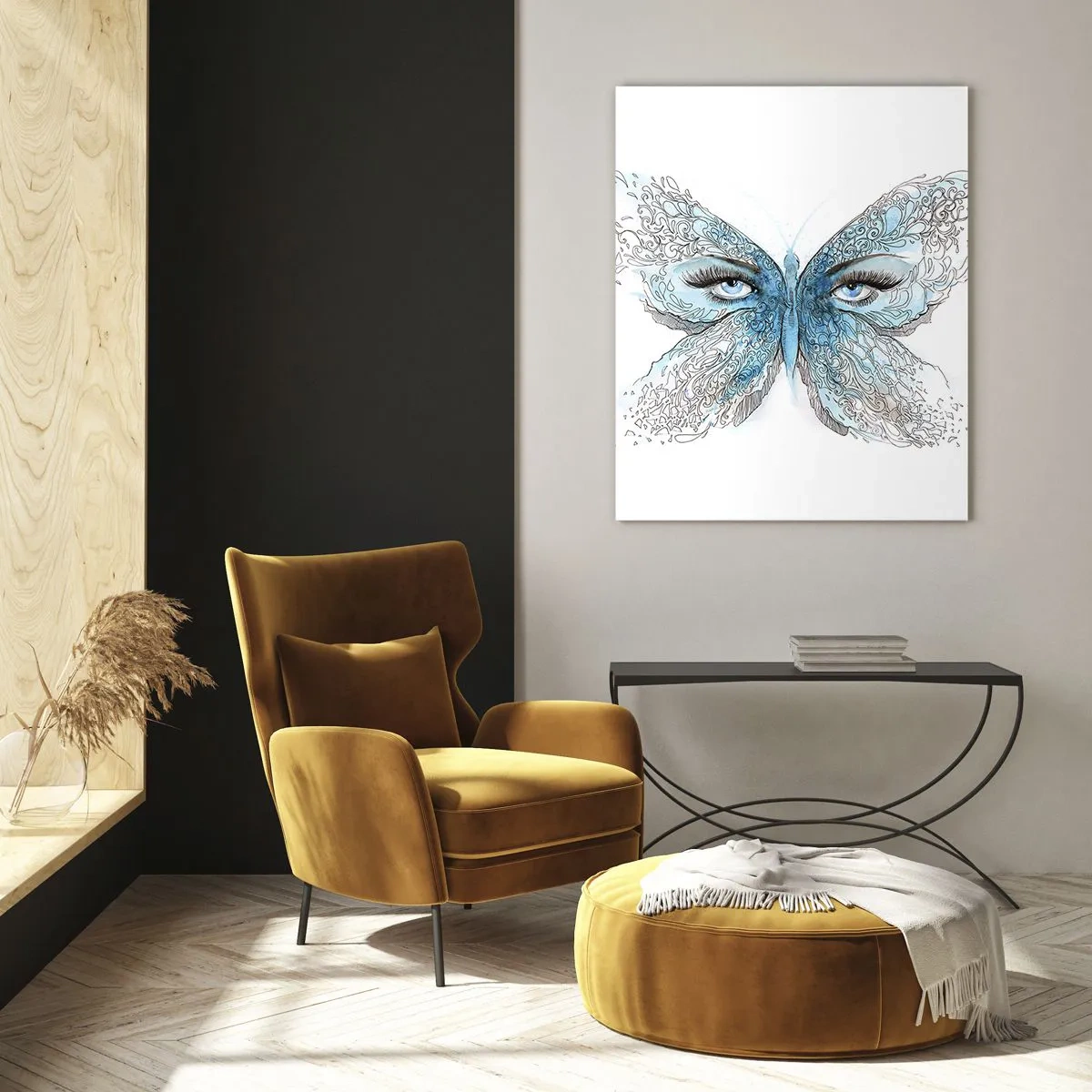 Üveg kép - Modraszek eros - 50x70 cm
