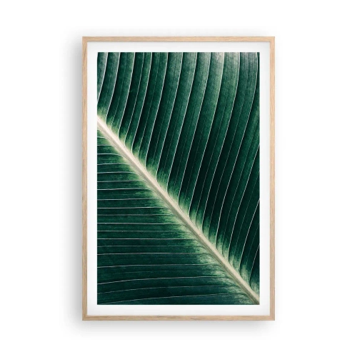 Poszter világos tölgy keretben - A természet ritmusa - 61x91 cm