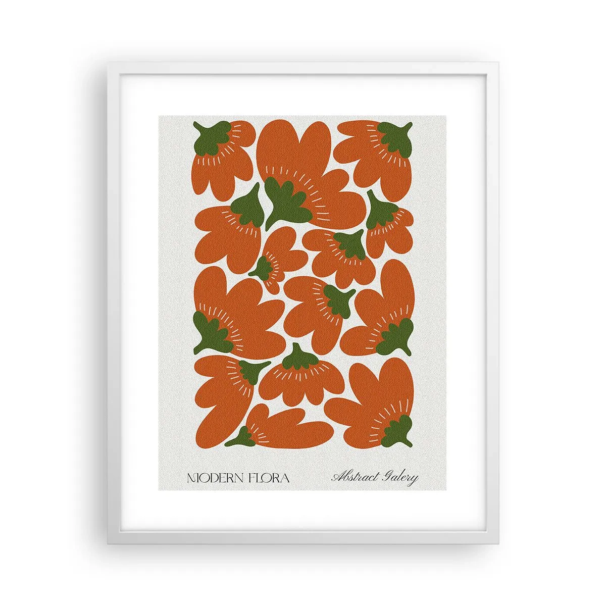 Poszter fekete keretben - A virágok életéről - 40x50 cm