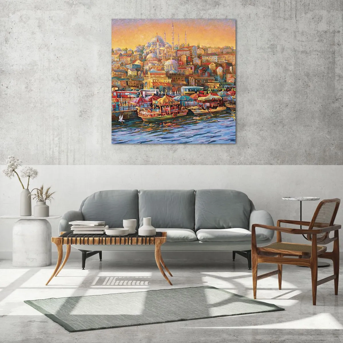 Üveg kép - Isztambuli mese - 60x60 cm