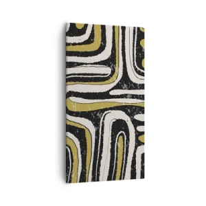 Vászonkép - Kompozíció: traktusok és sikátorok - 55x100 cm