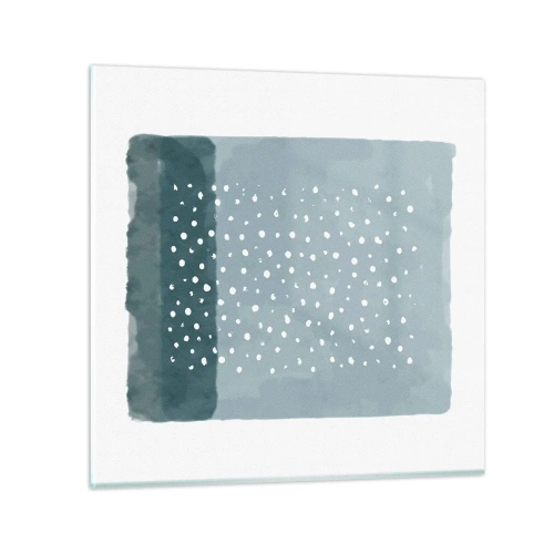 Üveg kép - Kéken nőtt - 60x60 cm