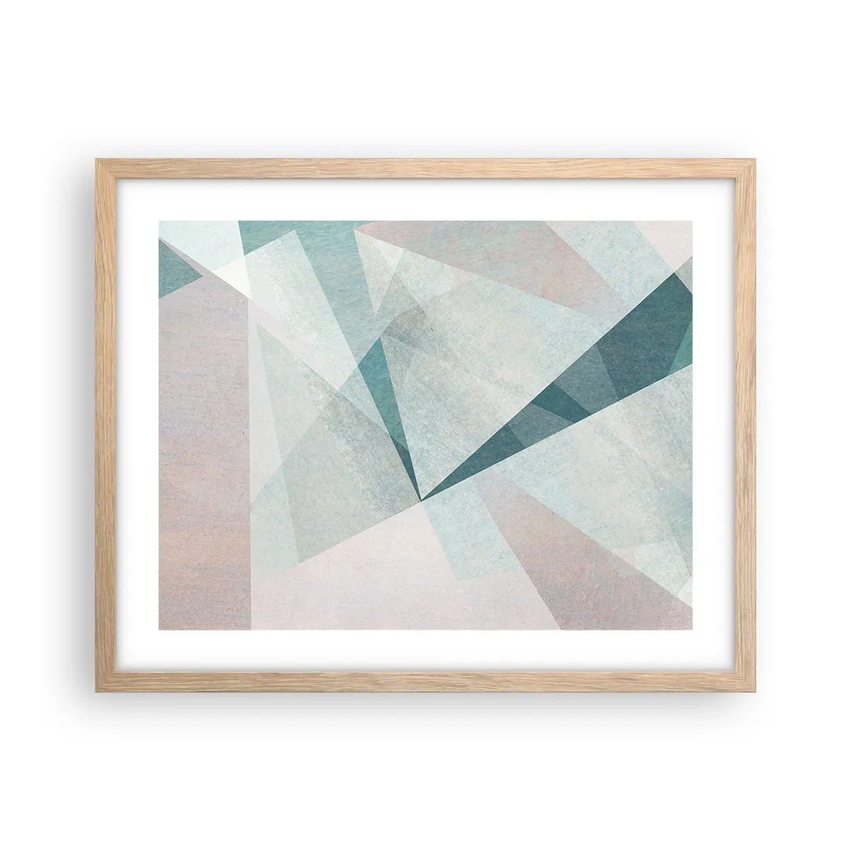 Poszter világos tölgy keretben - Nyugodtan, de dinamikusan - 50x40 cm