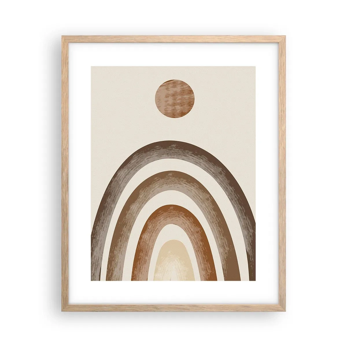 Poszter világos tölgy keretben - Egy messzi-messzi galaxisban - 40x50 cm