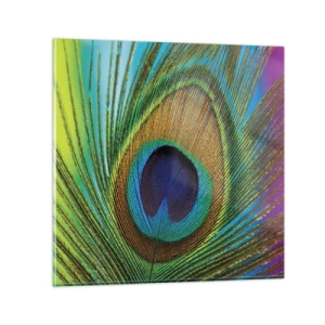 Üveg kép - Szemtől szemben - 30x30 cm