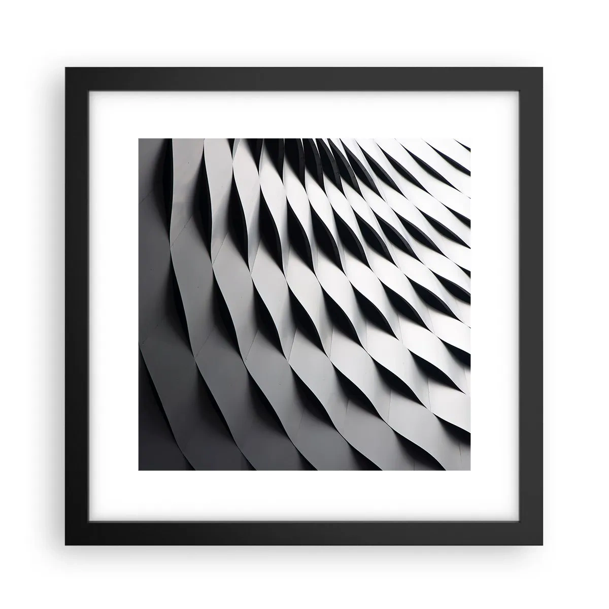 Poszter fehér keretben - A hullámok felszínén - 30x30 cm