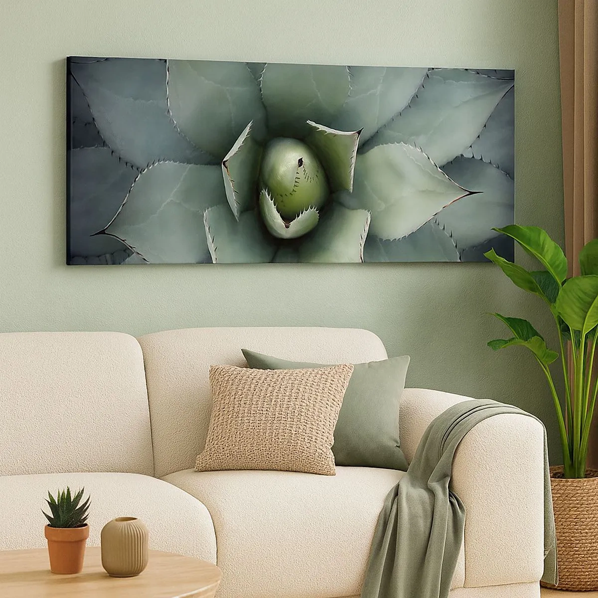 Vászonkép - Wabi és figyelmeztetés - 100x40 cm