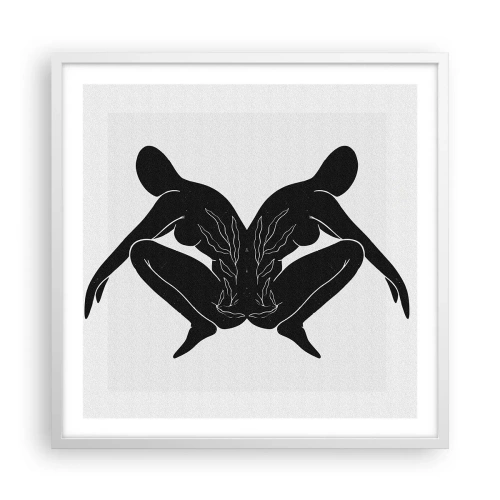 Poszter fekete keretben - Egy közös lélek - 60x60 cm