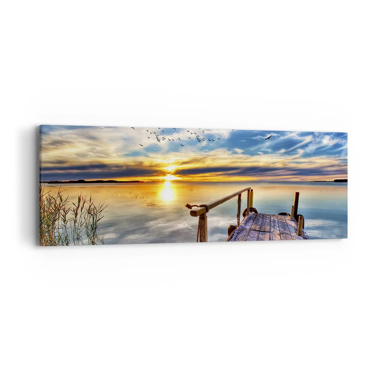 Vászonkép - Megnyugszik a szél - 90x30 cm