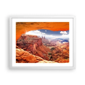 Poszter fekete keretben - Maga a természet faragta - 50x40 cm