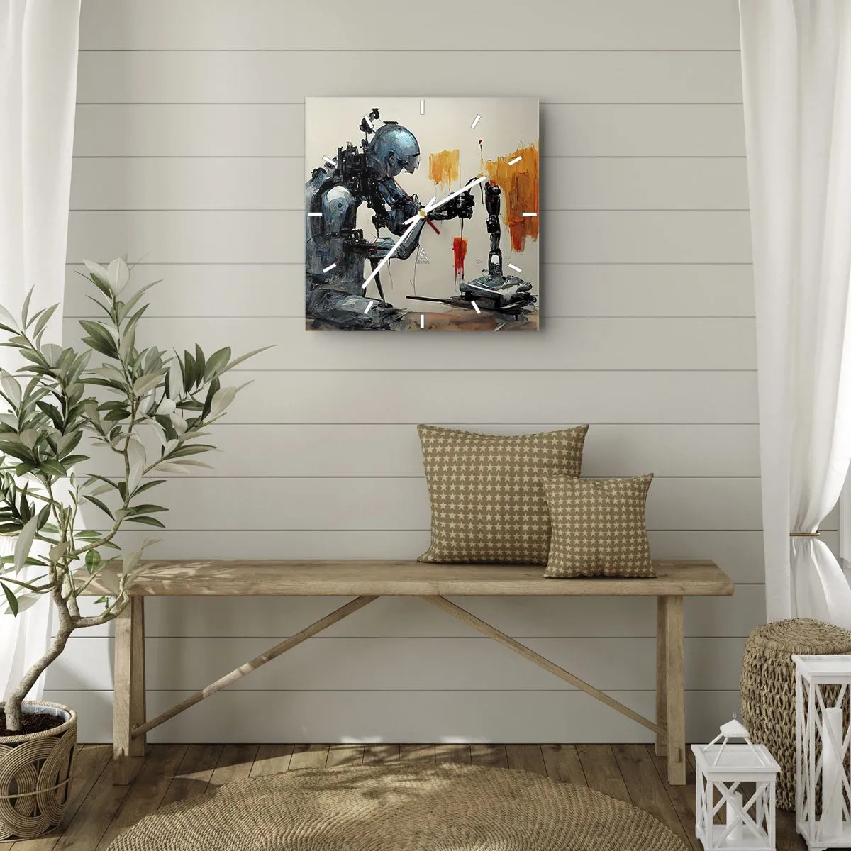 Falióra, Óra - Már holnap... - 40x40 cm