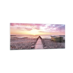 Üveg kép - Egy pillanatnyi mély élmény - 120x50 cm