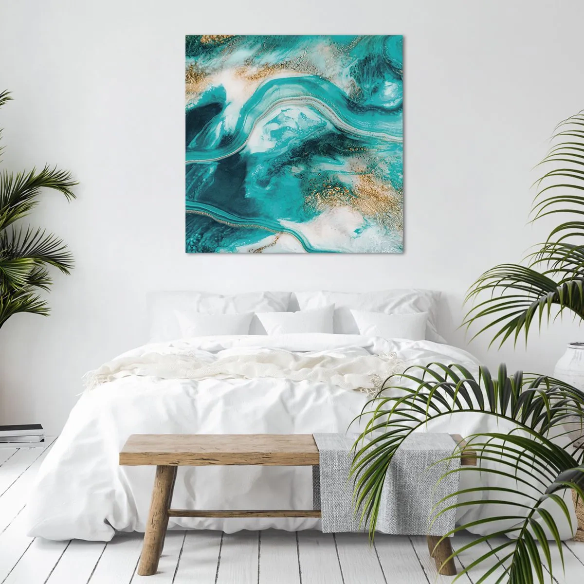 Vászonkép - Az arany folyó - 60x60 cm