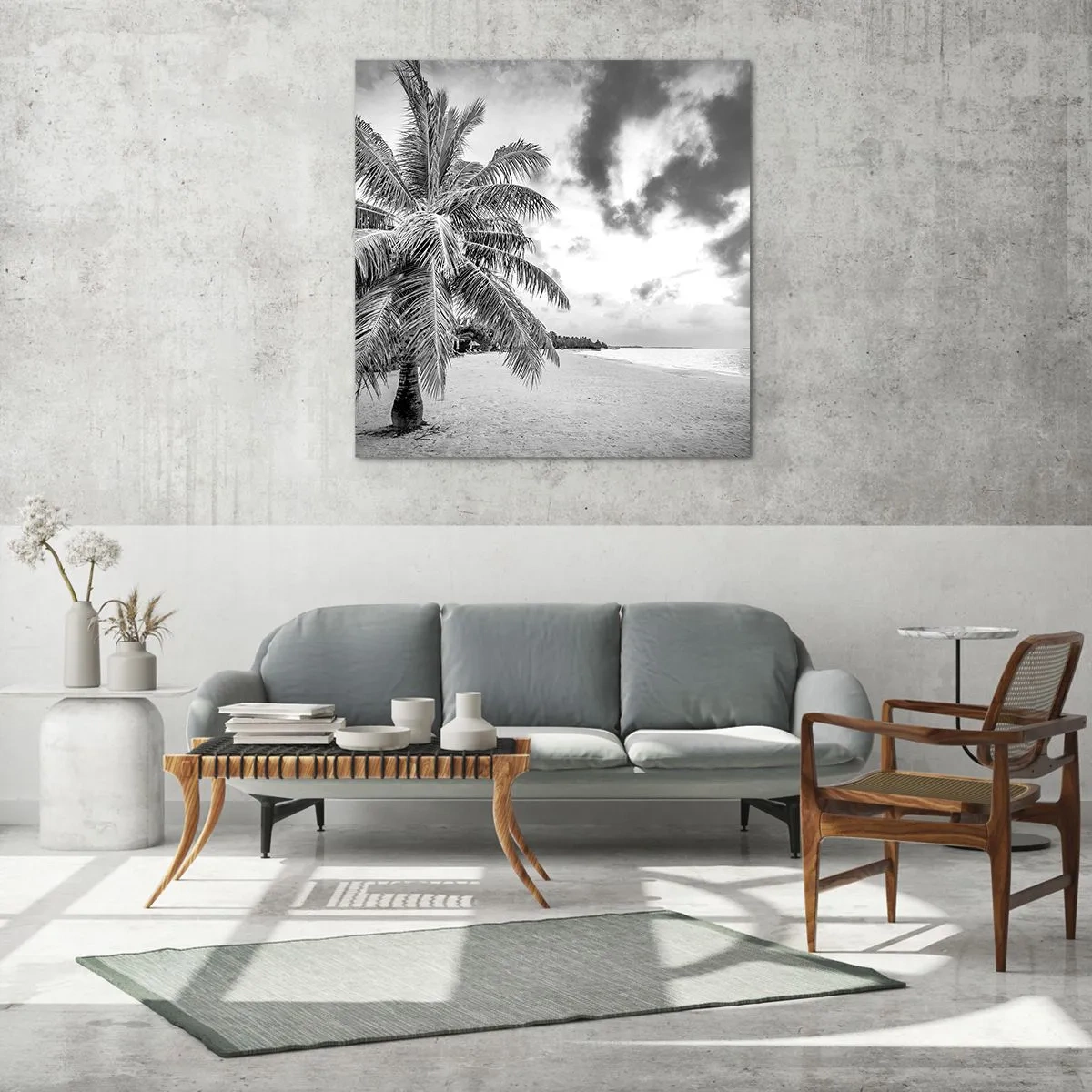 Üveg kép - Amikor a magányra vágysz... - 60x60 cm