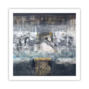 Poszter - Mint a jégen, mint a csomón - 60x60 cm