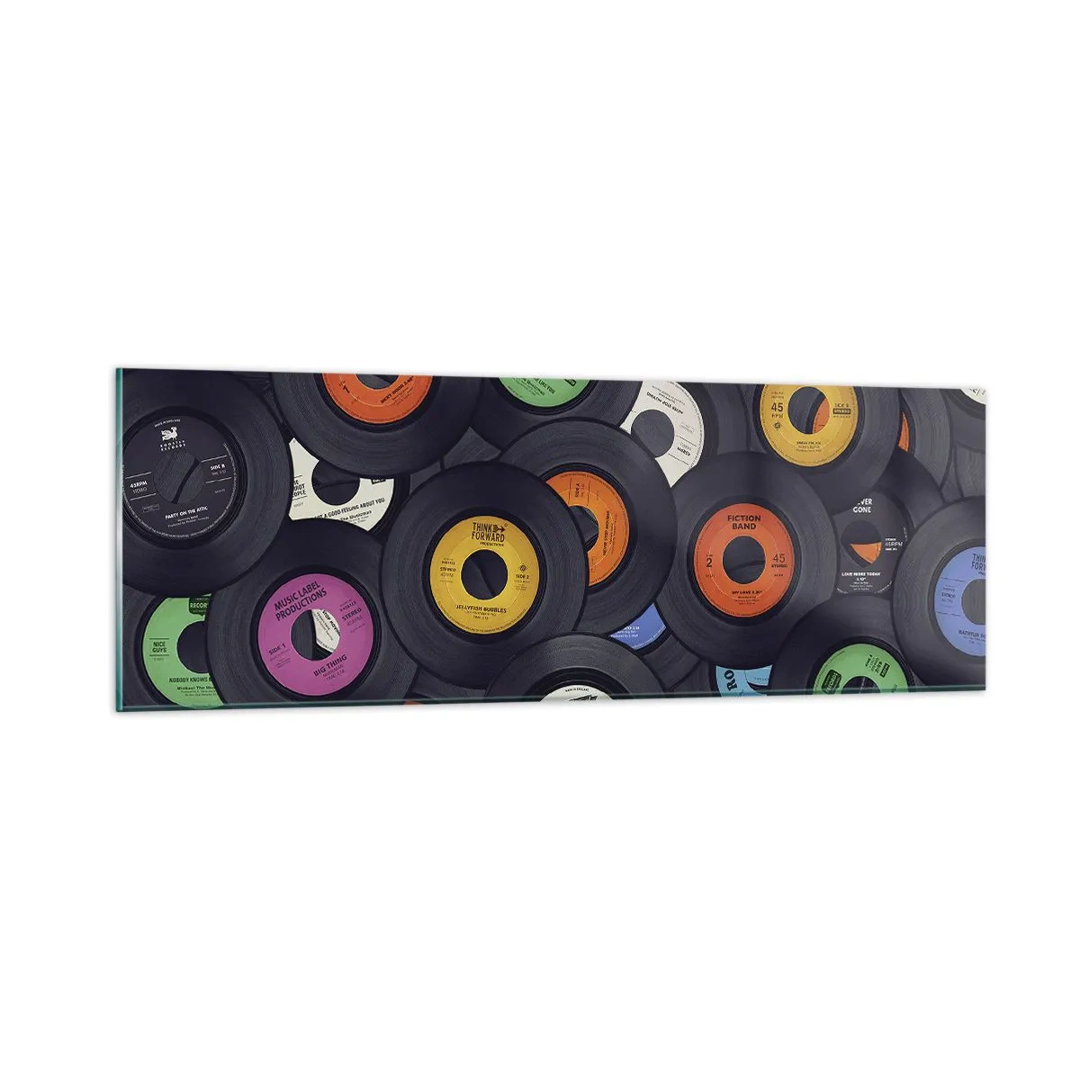 Üveg kép - A klasszika színei - 90x30 cm