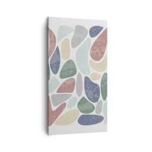 Vászonkép - Mozaik púderes színekből - 45x80 cm