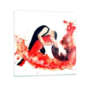 Üveg kép - Tango – érzéki hullám - 70x70 cm
