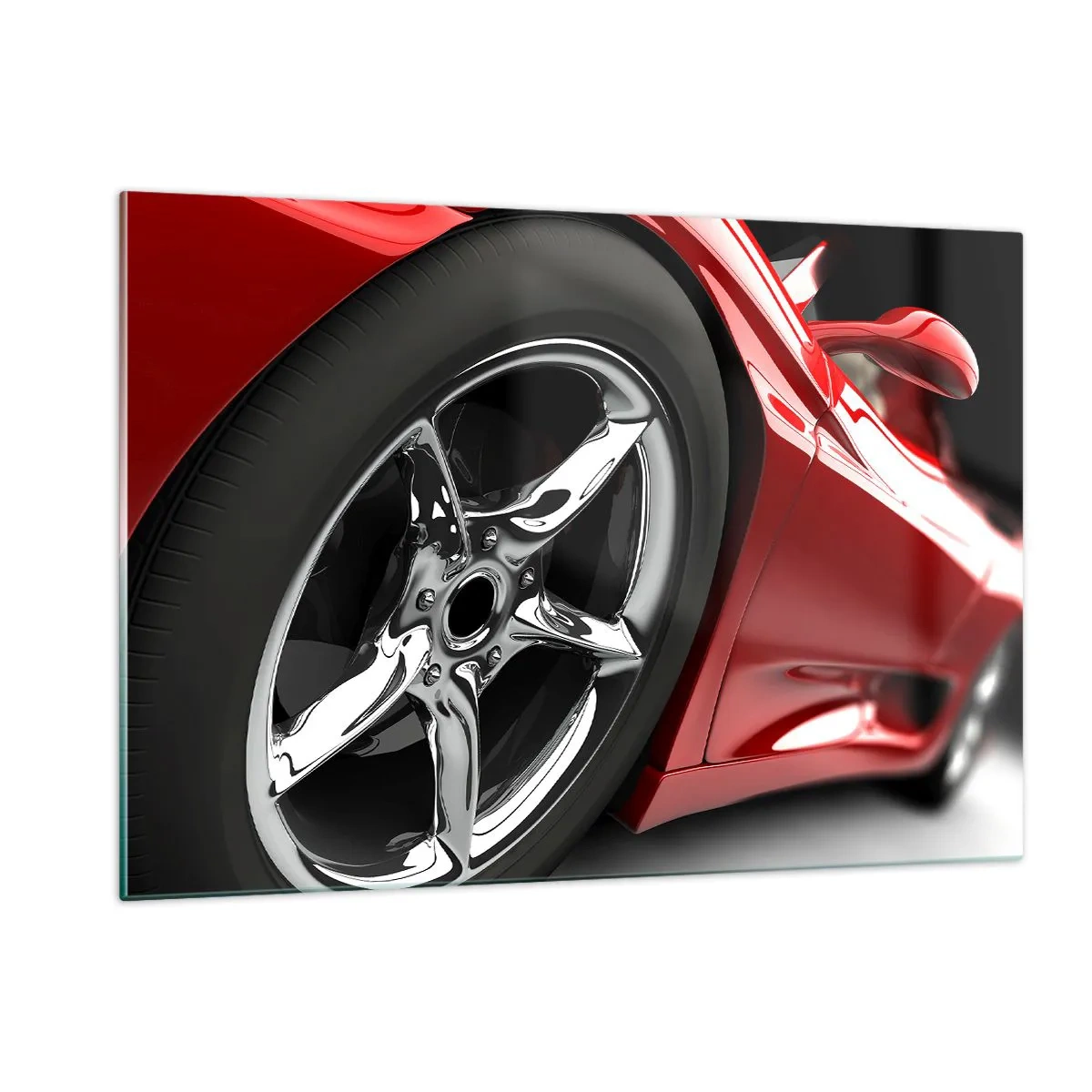 Üveg kép - Gyorsaságnak született - 120x80 cm