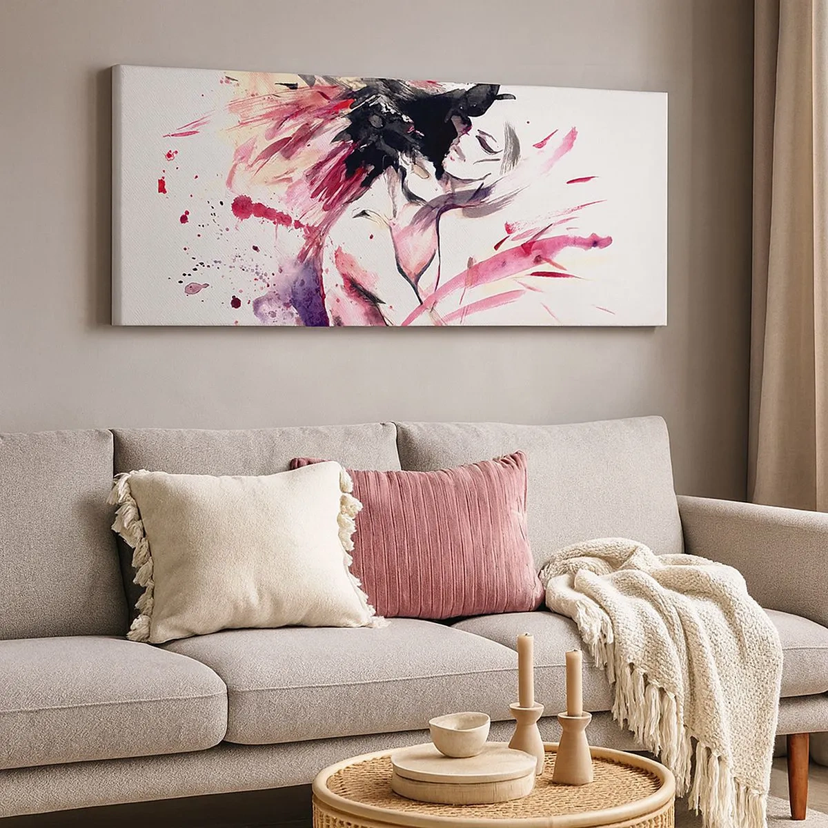 Vászonkép - A szerelem beteljesülése - 100x40 cm