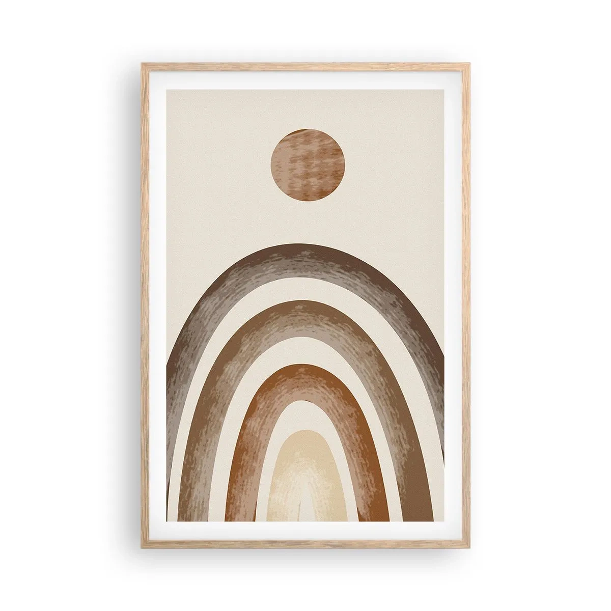 Poszter világos tölgy keretben - Egy messzi-messzi galaxisban - 61x91 cm