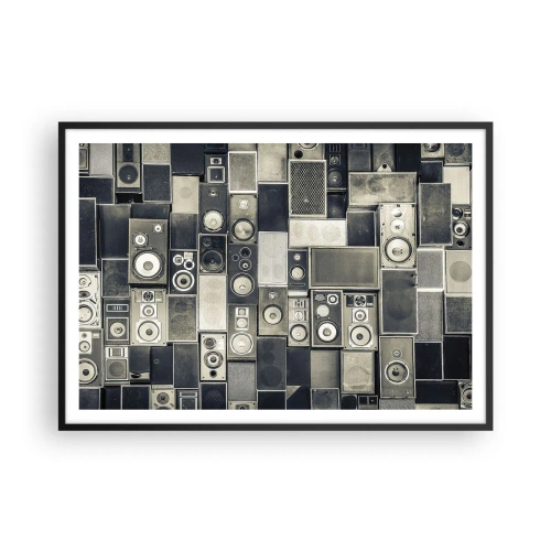 Poszter fehér keretben - És minden rendben van - 100x70 cm
