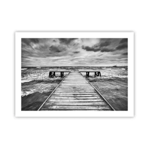 Poszter - Várom, hogy elűzze a szél... - 70x50 cm