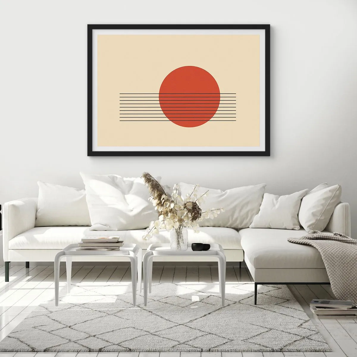 Poszter fehér keretben - Körbe és tovább - 91x61 cm