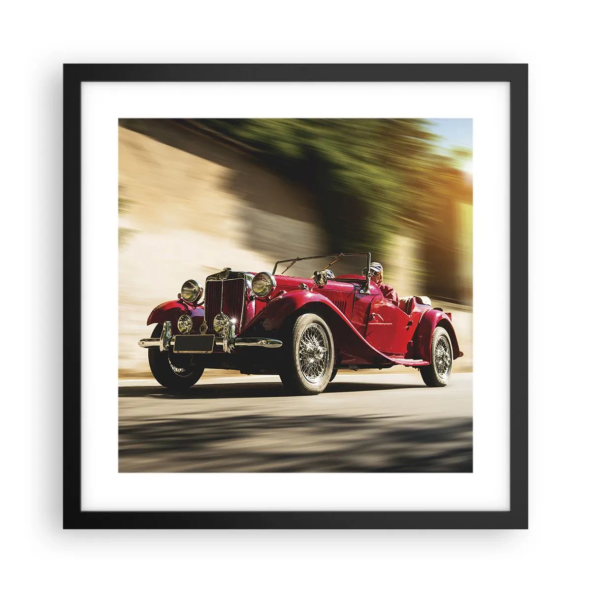 Poszter fehér keretben - Szebb, mint Szamothrakéi Niké - 40x40 cm