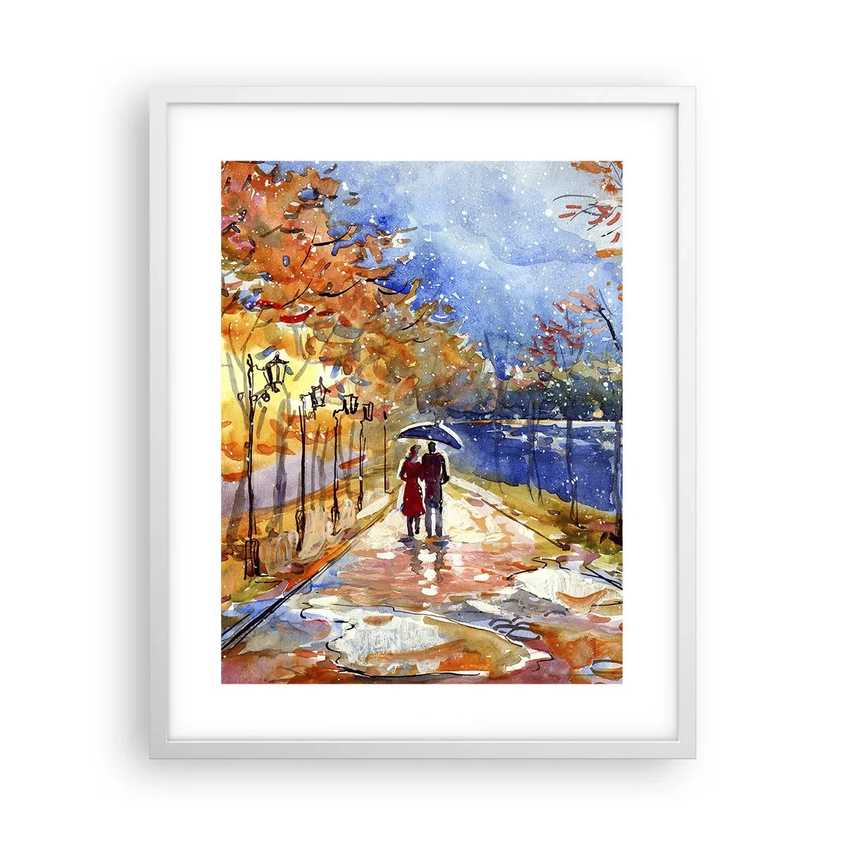 Poszter fekete keretben - Együtt az idő határáig - 40x50 cm