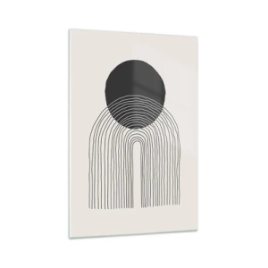 Üveg kép - Remegés és biztosság - 70x100 cm