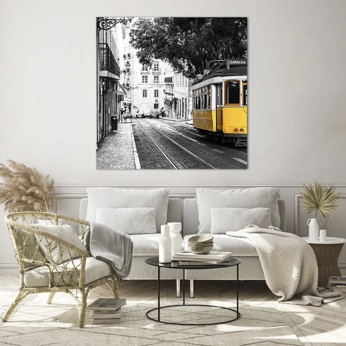 Üveg kép - És egy fado a háttérben - 50x50 cm