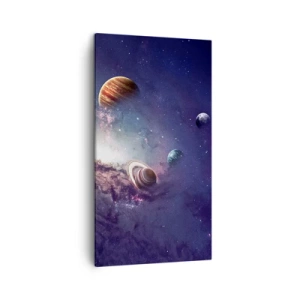 Vászonkép - Napos táncrendszer - 45x80 cm