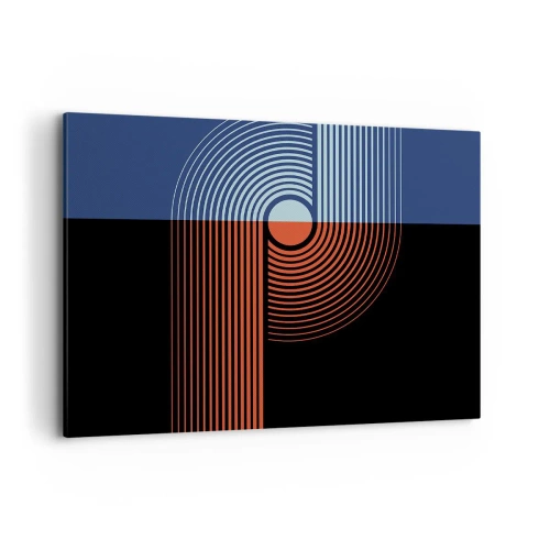 Vászonkép - Geometrikus ölelésben - 100x70 cm