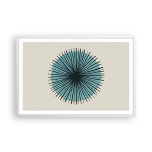 Poszter fekete keretben - Ragyogóan a kékben - 91x61 cm