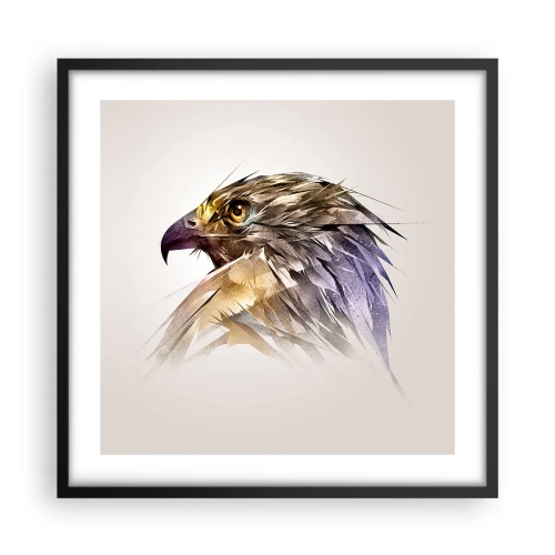 Poszter fehér keretben - Egy harcos portréja - 50x50 cm