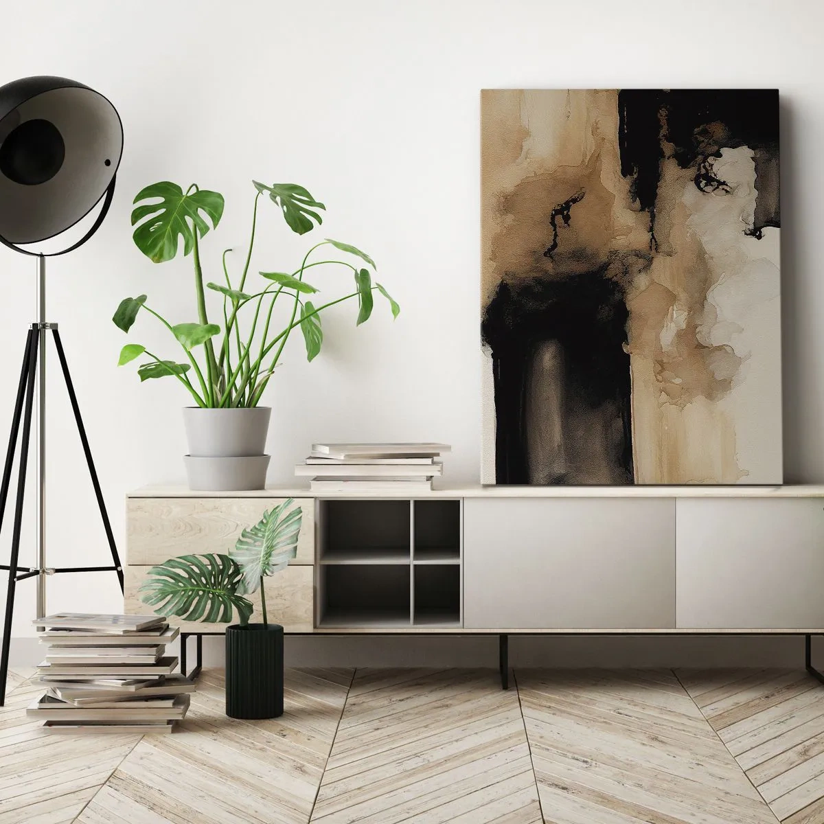 Vászonkép - Egy érdekes absztrakció - 65x120 cm