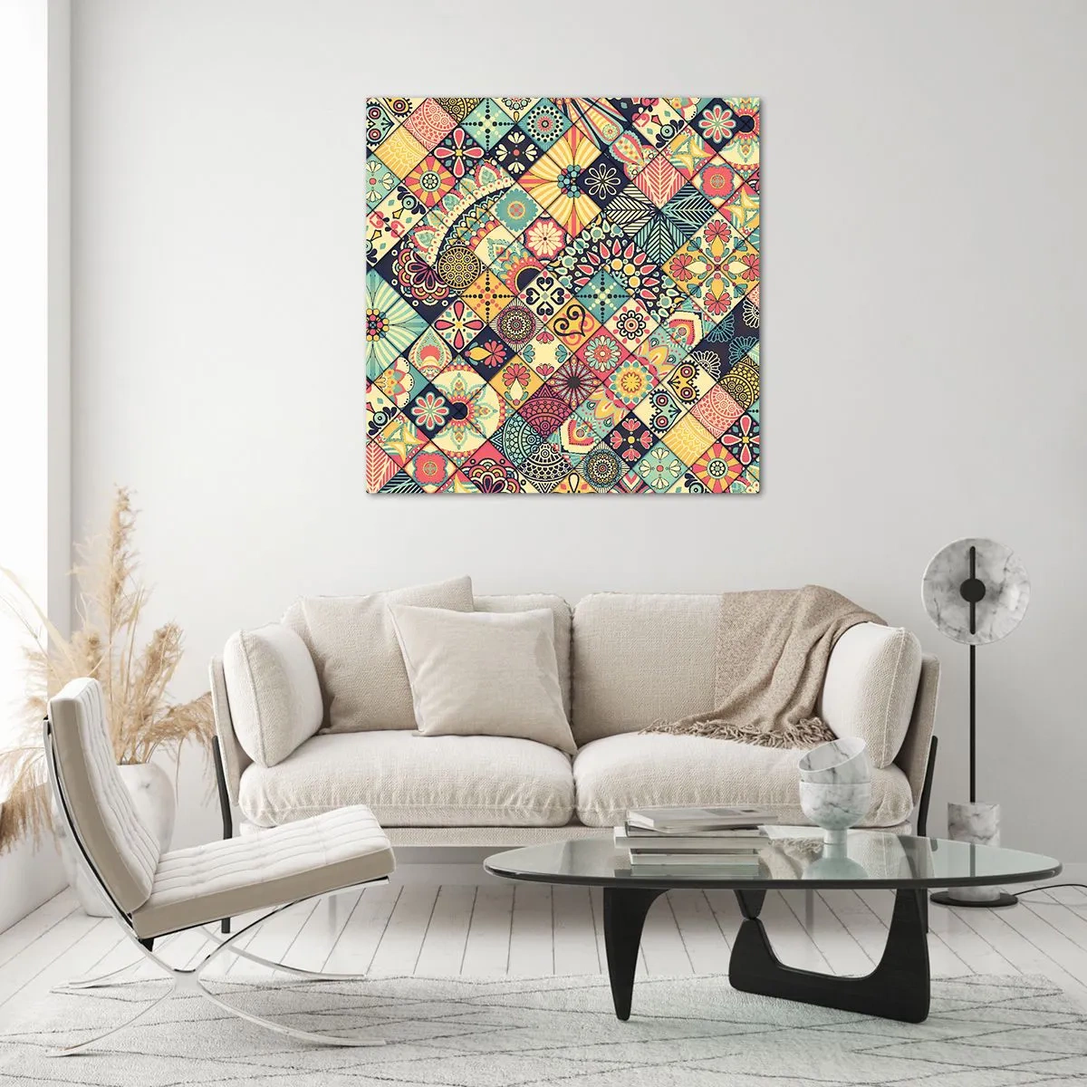 Üveg kép - Marokkói hangulat - 30x30 cm