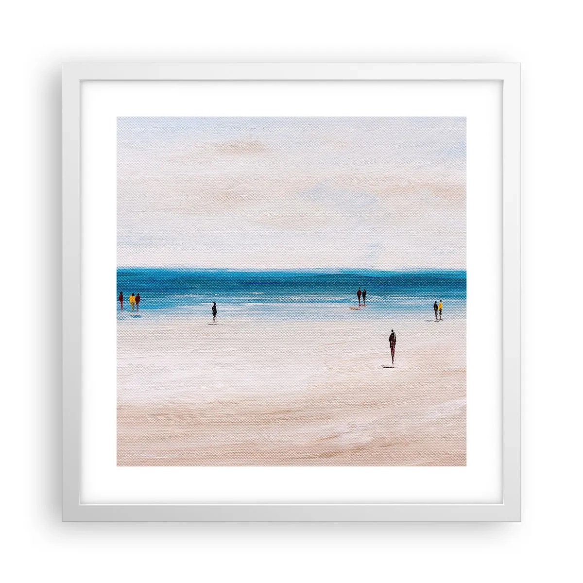 Poszter fekete keretben - Természetes igény - 40x40 cm