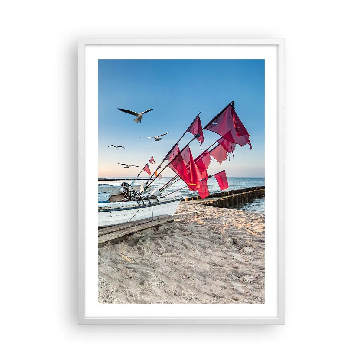 Poszter fekete keretben - Megérdemelt pihenés - 50x70 cm